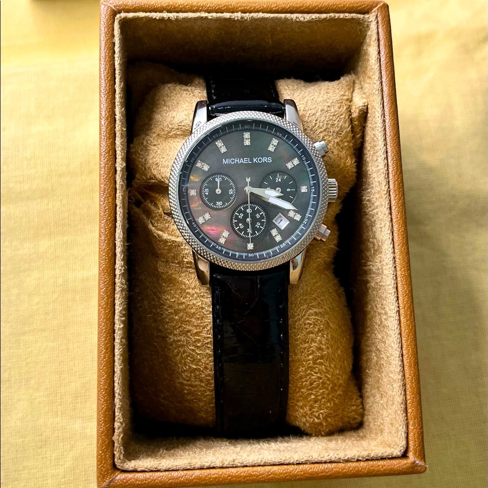 Michael Kors Leather Watch